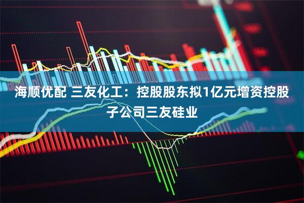 海顺优配 三友化工：控股股东拟1亿元增资控股子公司三友硅业