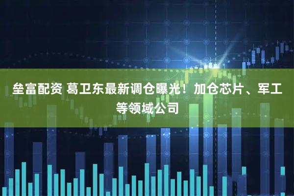 垒富配资 葛卫东最新调仓曝光！加仓芯片、军工等领域公司